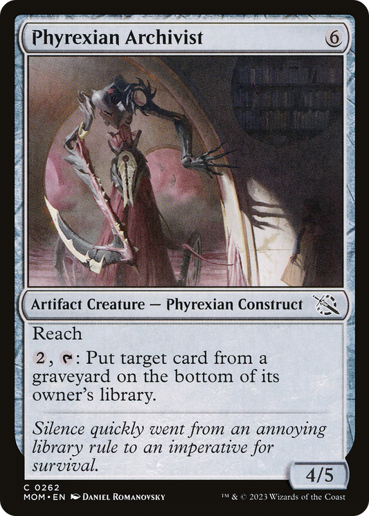 Phyrexian Archivist (MOM) #262 [EN/N]