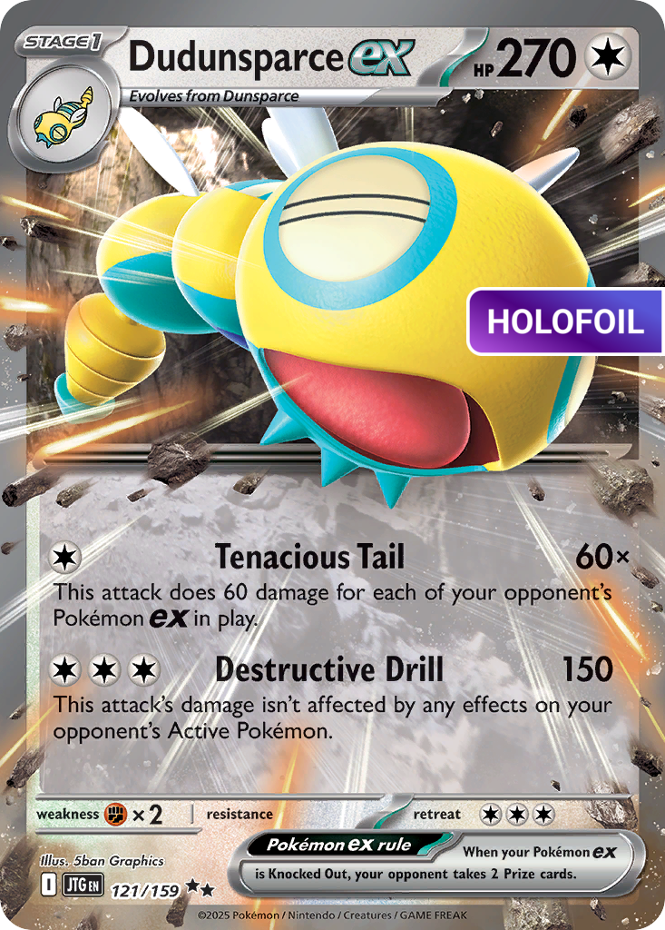 Dudunsparce ex (JTG) #121 [EN/H] s/o