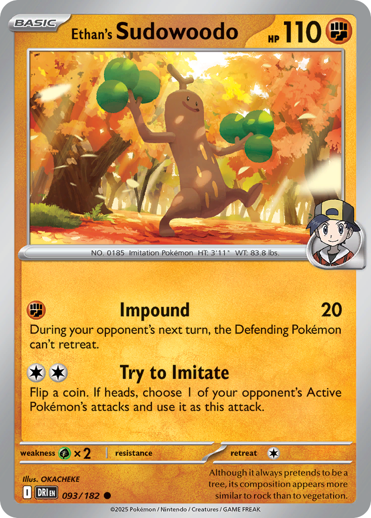 Ethan's Sudowoodo (DRI) #093 [EN/N] s/o