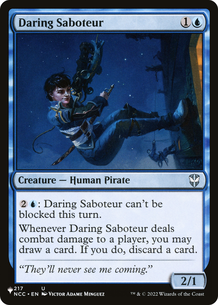 Daring Saboteur (PLST) #NCC-217 [EN/N]