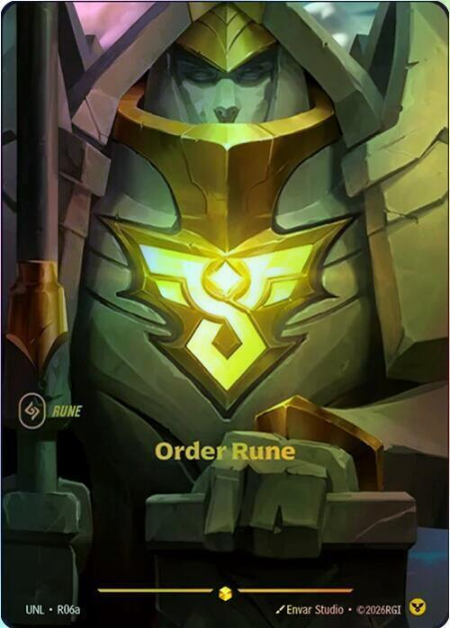 Order Rune (R06a) (UNL) #R06a [EN/F] s/o