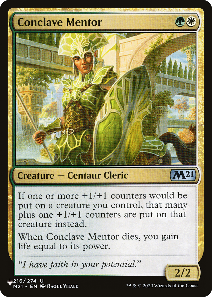 Conclave Mentor (PLST) #M21-216 [EN/N] s/o