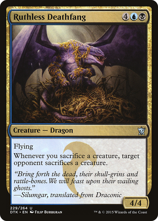 Ruthless Deathfang (DTK) #229 [EN/N]