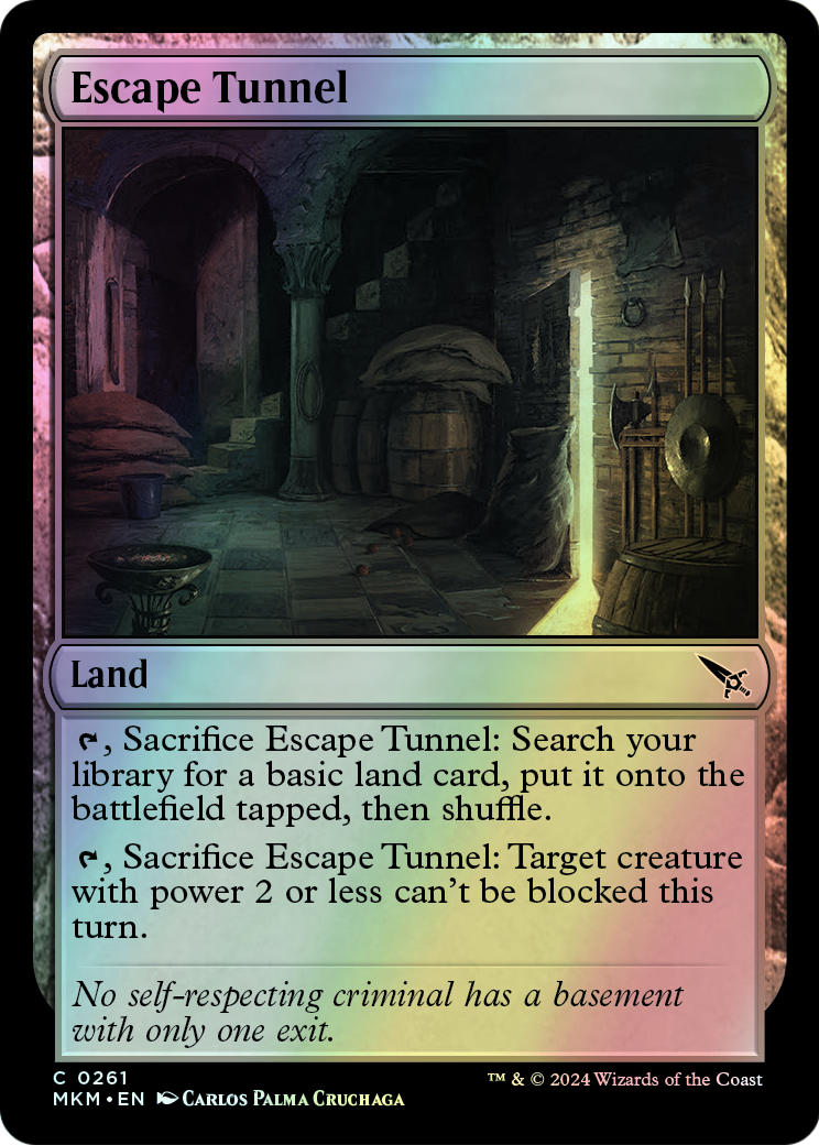 Escape Tunnel (MKM) #261 [EN/F]