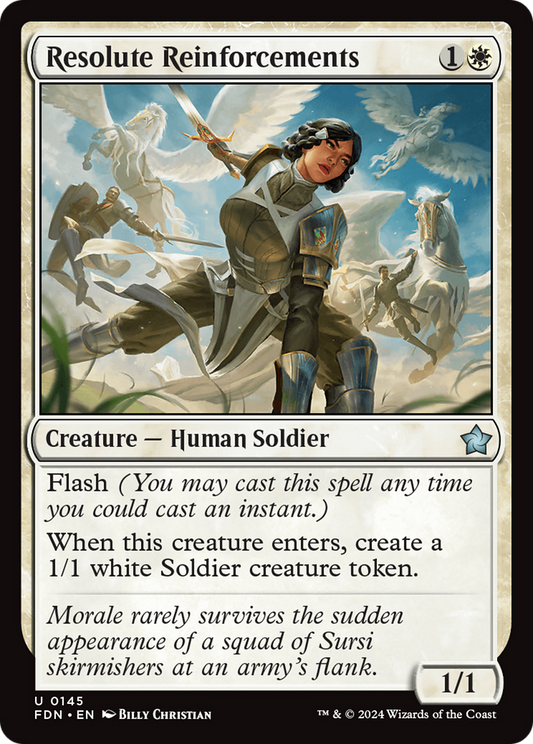 Resolute Reinforcements (FDN) #145 [EN/N] s/o