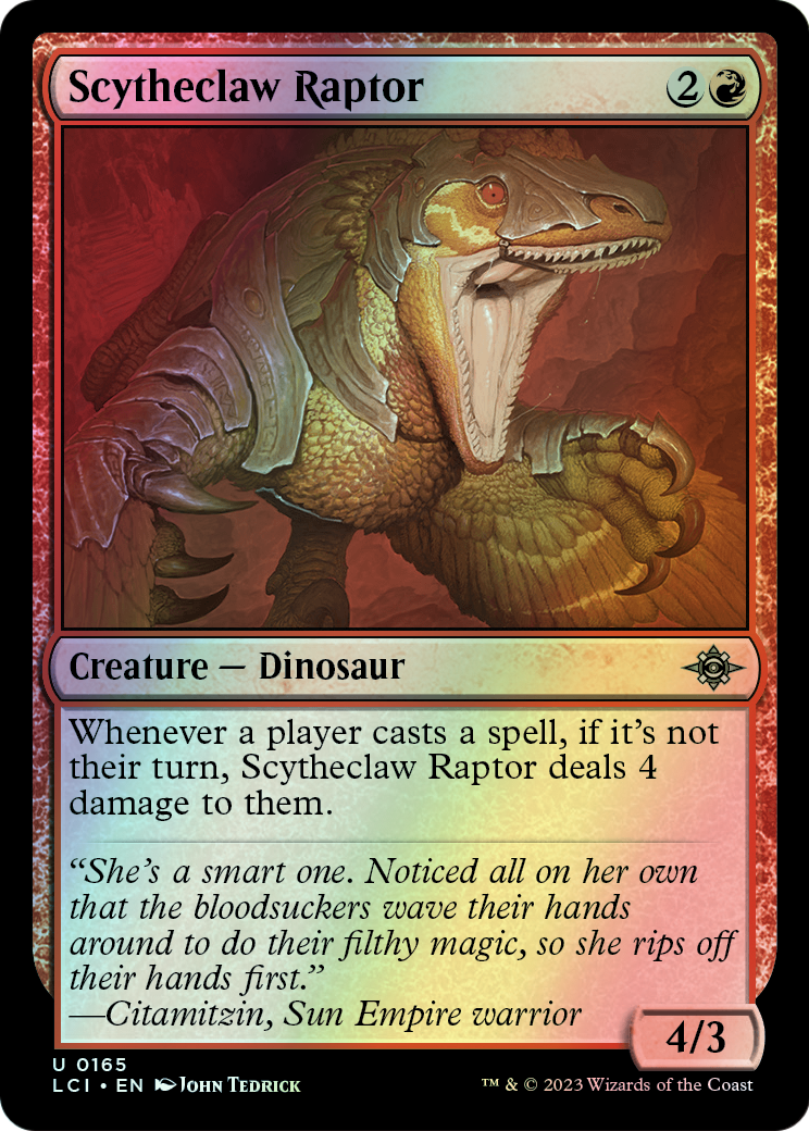 Scytheclaw Raptor (LCI) #165 [EN/F]