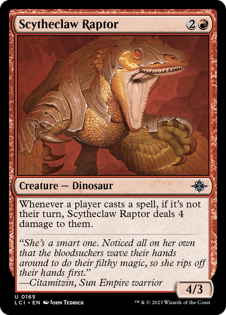 Scytheclaw Raptor (LCI) #165 [EN/N]