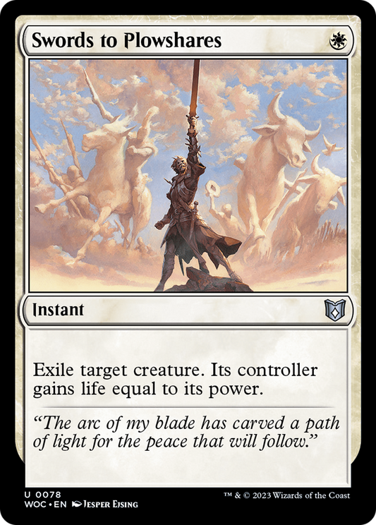 Swords to Plowshares (WOC) #78 [EN/N] s/o