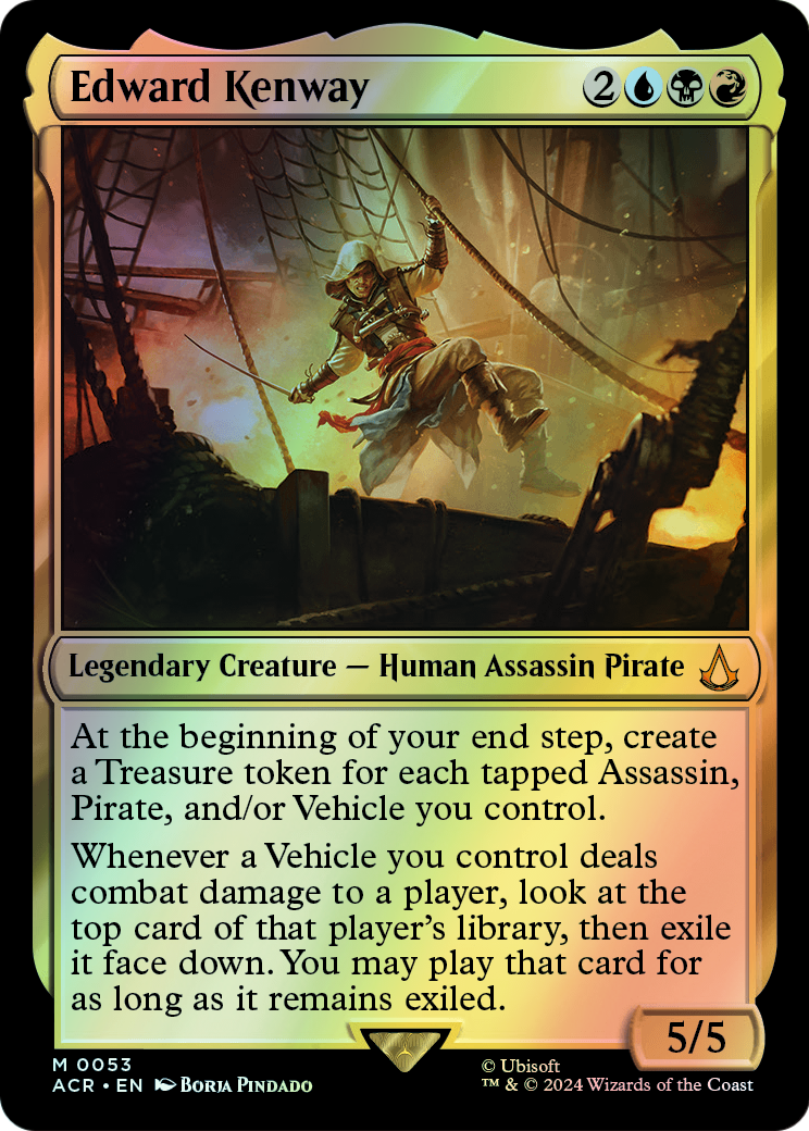 Edward Kenway (ACR) #53 [EN/F] s/o
