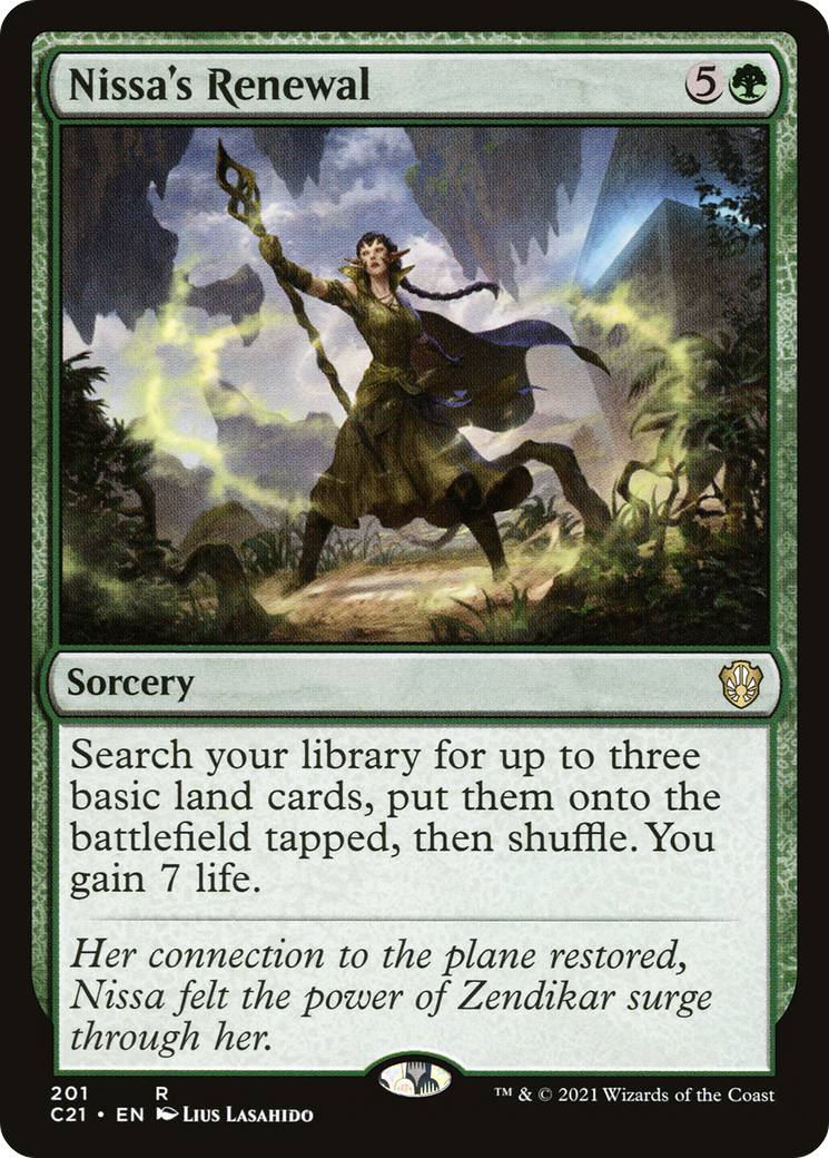 Nissa's Renewal (C21) #201 [EN/N]