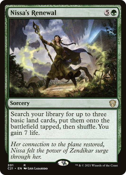 Nissa's Renewal (C21) #201 [EN/N]