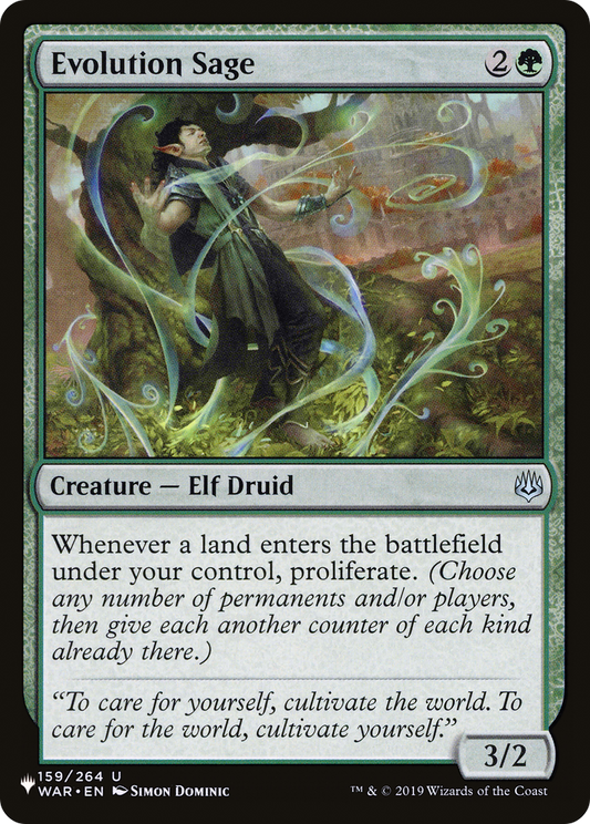Evolution Sage (PLST) #WAR-159 [EN/N]