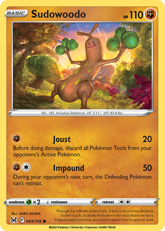 Sudowoodo (LOR) #094 [EN/N] s/o