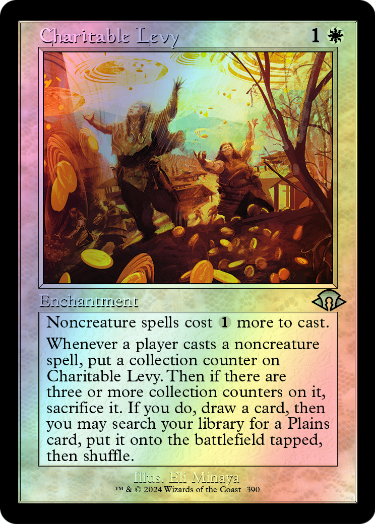 Charitable Levy (MH3) #390 [EN/F] s/o