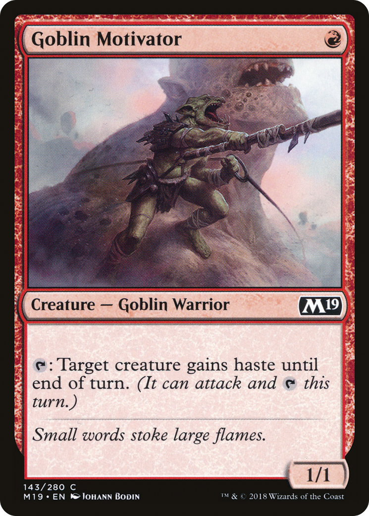 Goblin Motivator (M19) #143 [EN/N]