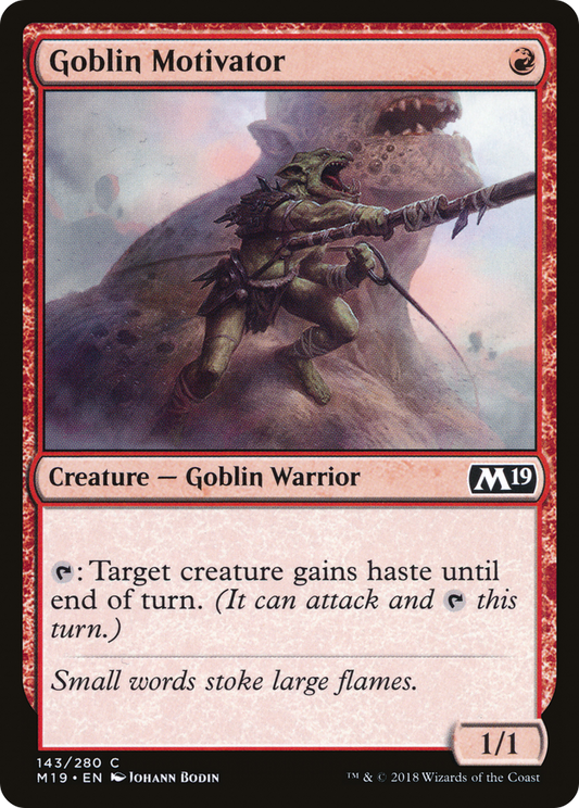 Goblin Motivator (M19) #143 [EN/N]