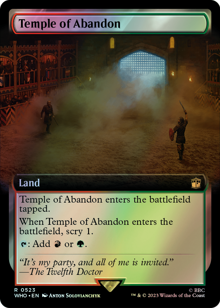 Temple of Abandon (WHO) #523 [EN/F]