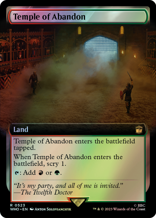 Temple of Abandon (WHO) #523 [EN/F]
