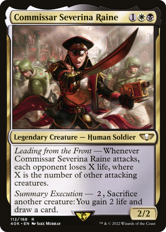Commissar Severina Raine (40K) #112 [EN/N] s/o