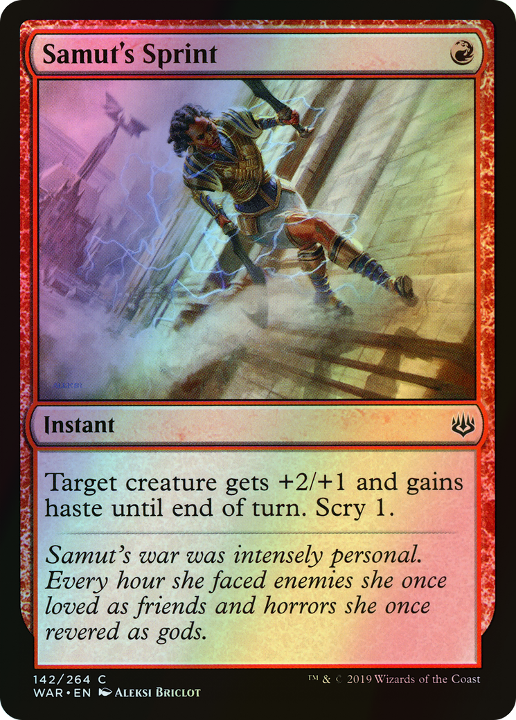 Samut's Sprint (WAR) #142 [EN/F] s/o