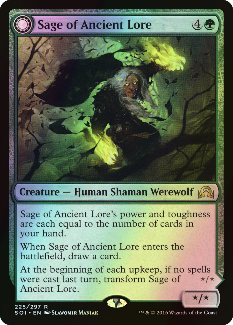 Sage of Ancient Lore // Werewolf of Ancient Hunger (SOI) #225 [EN/F]