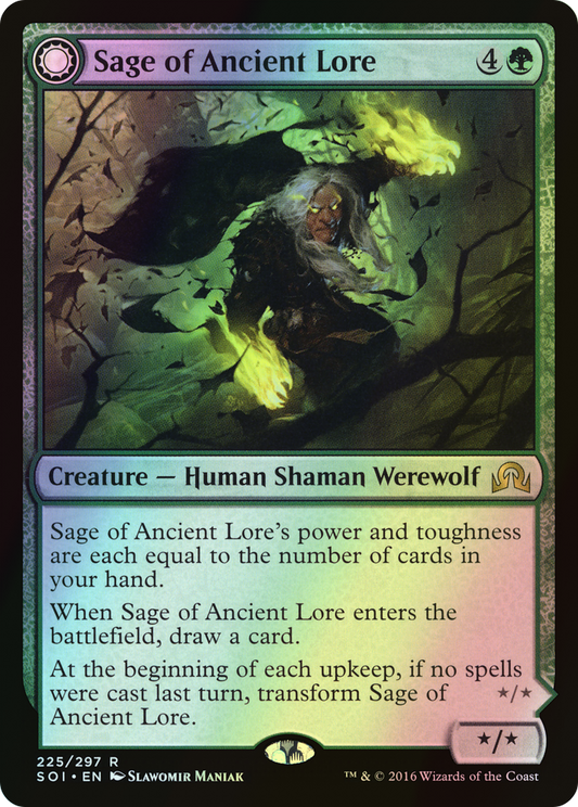 Sage of Ancient Lore // Werewolf of Ancient Hunger (SOI) #225 [EN/F]