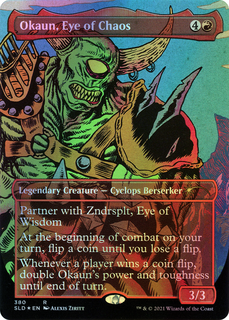 Okaun, Eye of Chaos // Okaun, Eye of Chaos (SLD) #380 [EN/F] s/o