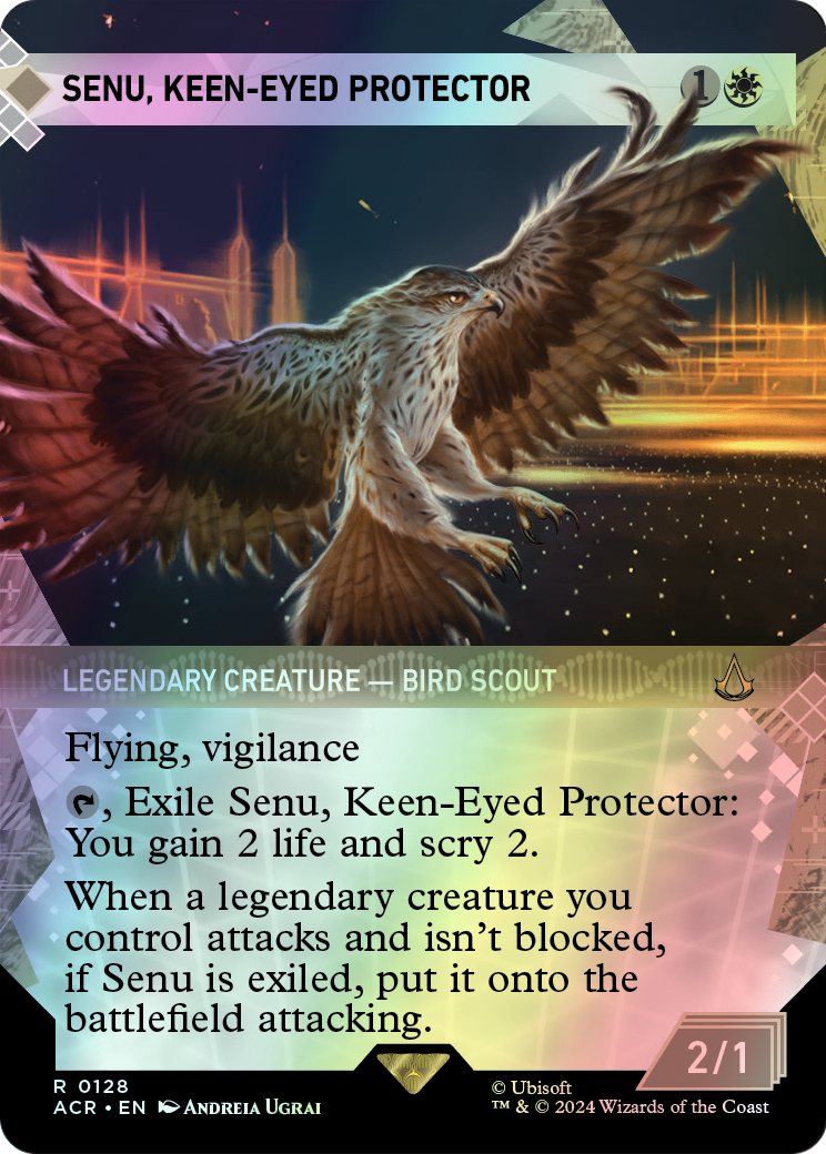 Senu, Keen-Eyed Protector (ACR) #128 [EN/F] s/o