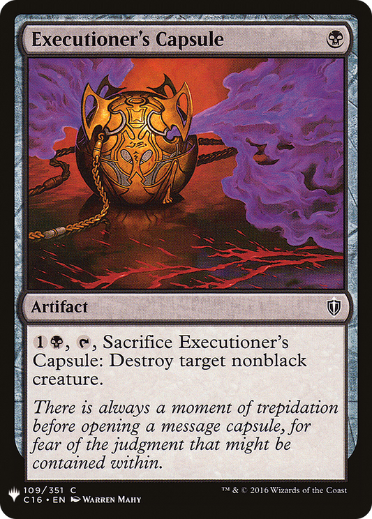 Executioner's Capsule (PLST) #C16-109 [EN/N]