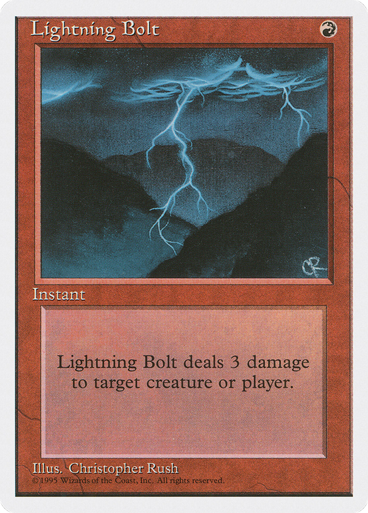 Lightning Bolt (4ED) #208 [EN/N] s/o