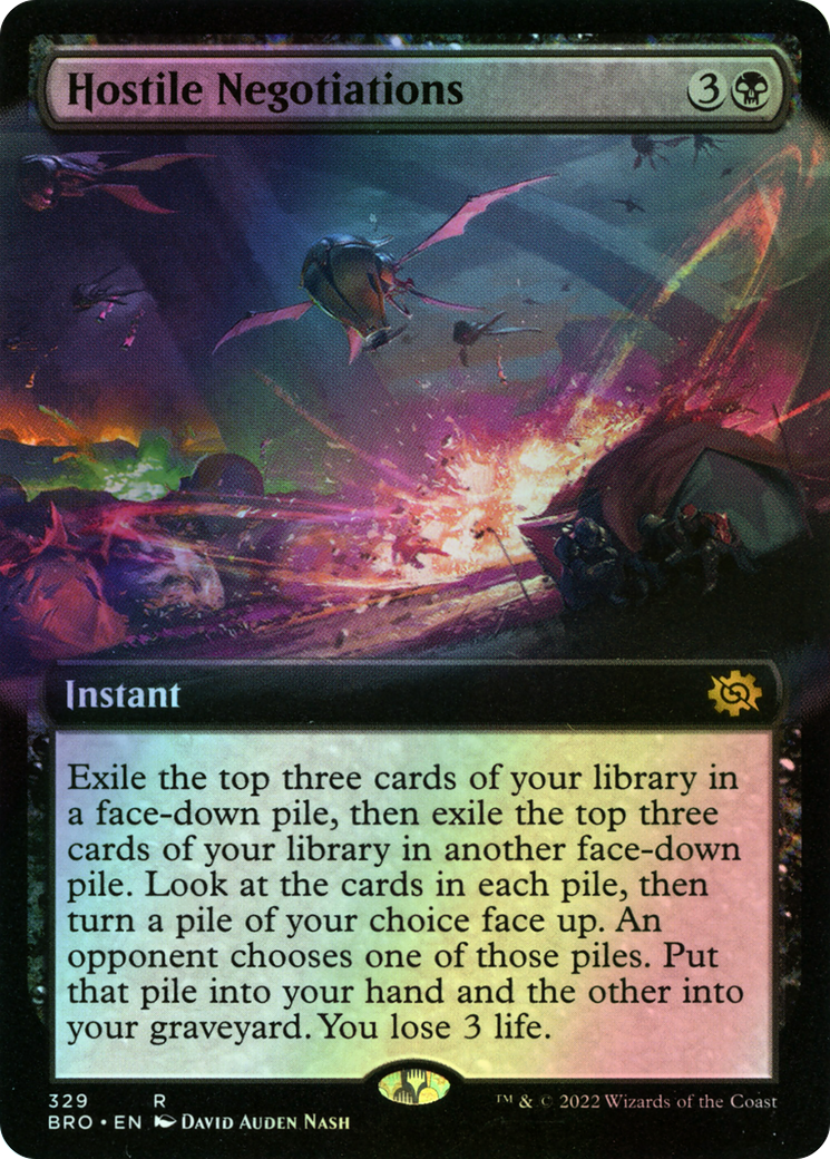 Hostile Negotiations (BRO) #329 [EN/F]