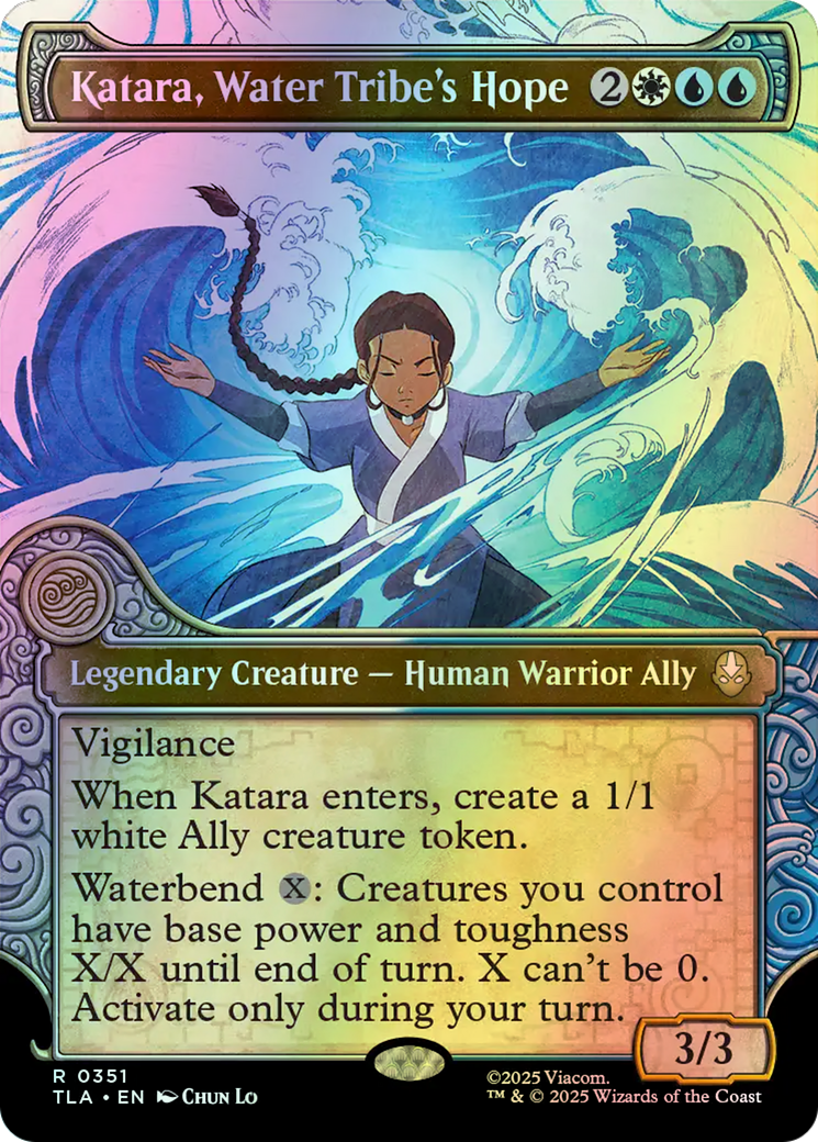Katara, Water Tribe's Hope (TLA) #351 [EN/F] s/o