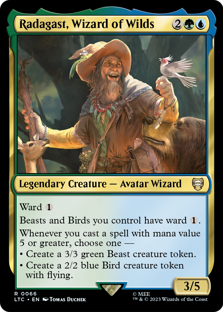 Radagast, Wizard of Wilds (LTC) #66 [EN/N]