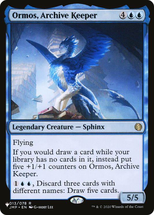Ormos, Archive Keeper (PLST) #JMP-13 [EN/N]