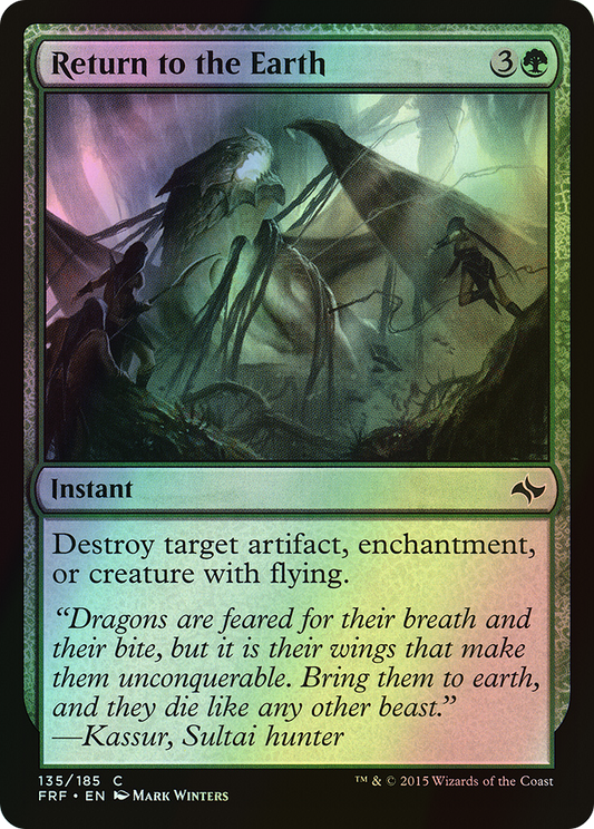 Return to the Earth (FRF) #135 [EN/F]