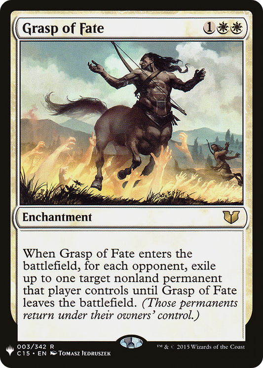 Grasp of Fate (PLST) #C15-3 [EN/N] s/o