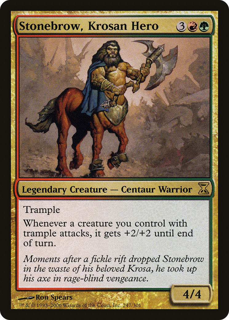 Stonebrow, Krosan Hero (TSP) #247 [EN/N]