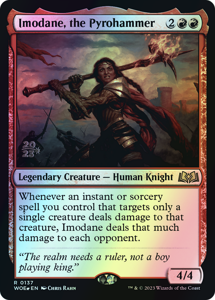 Imodane, the Pyrohammer (PWOE) #137s [EN/F] s/o