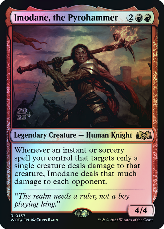 Imodane, the Pyrohammer (PWOE) #137s [EN/F] s/o