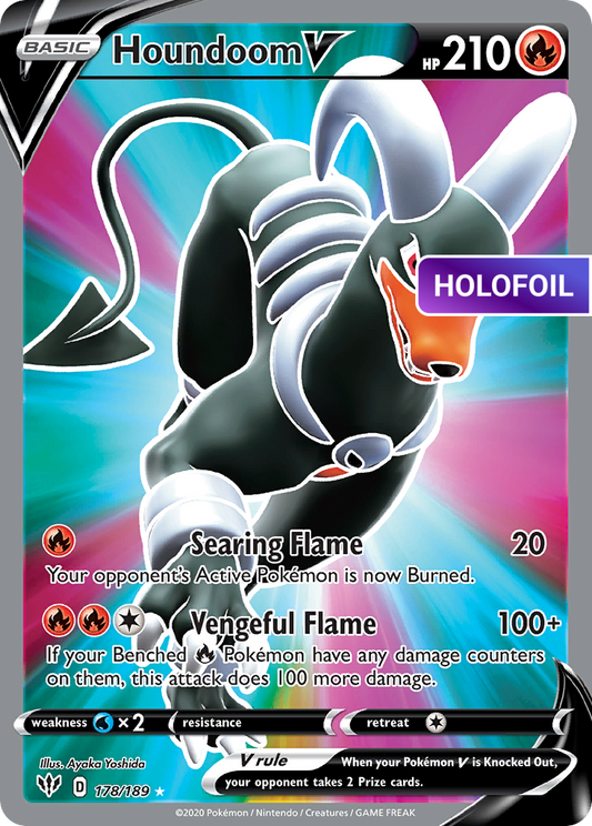 Houndoom V (Full Art) (DAA) #178 [EN/H] s/o