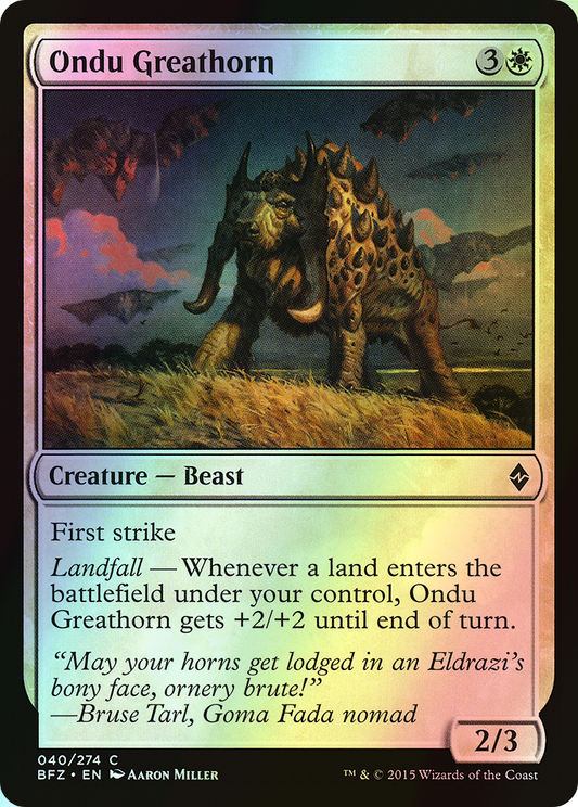 Ondu Greathorn (BFZ) #40 [EN/F]