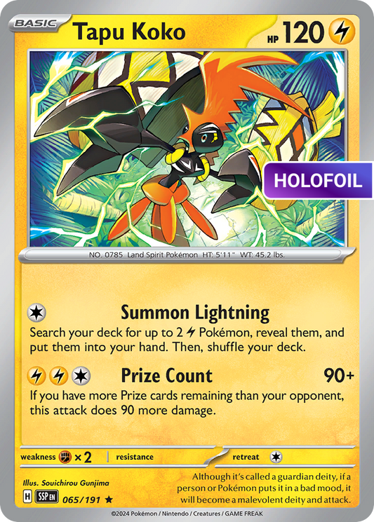 Tapu Koko (SSP) #65 [EN/H]