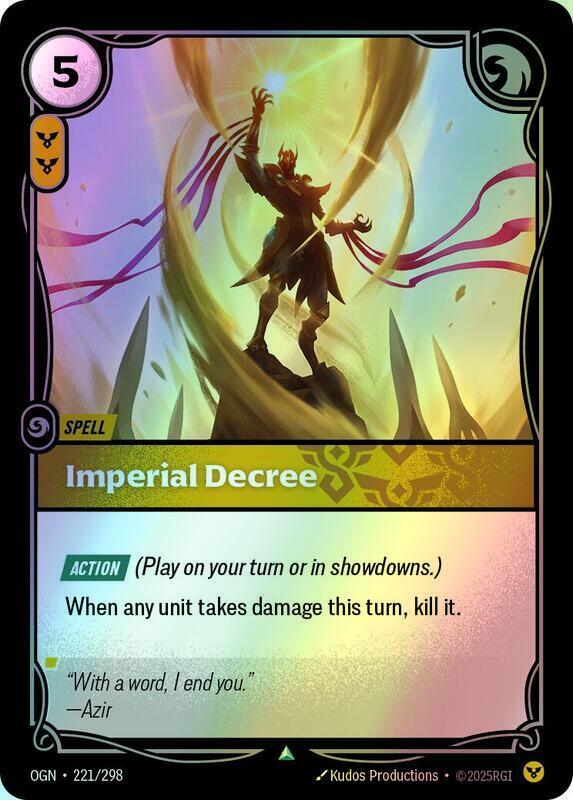 Imperial Decree (OGN) #221 [EN/F]