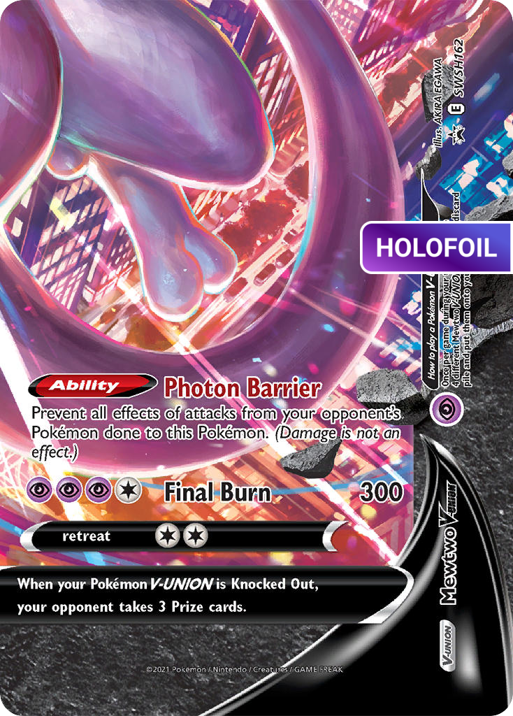 Mewtwo V-UNION (PR-SW) #SWSH162 [EN/H] s/o