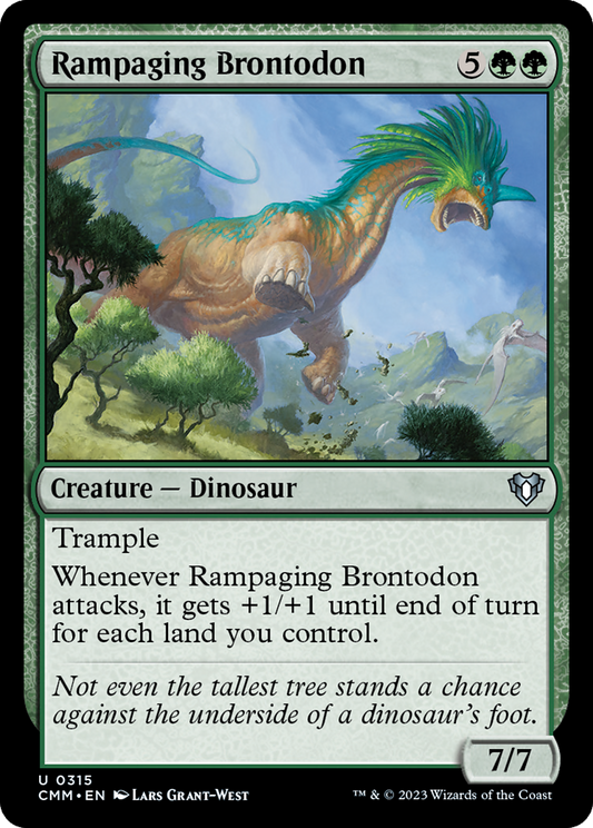 Rampaging Brontodon (CMM) #315 [EN/N] s/o