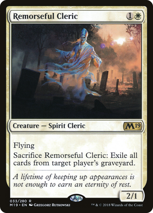 Remorseful Cleric (M19) #33 [EN/N] s/o