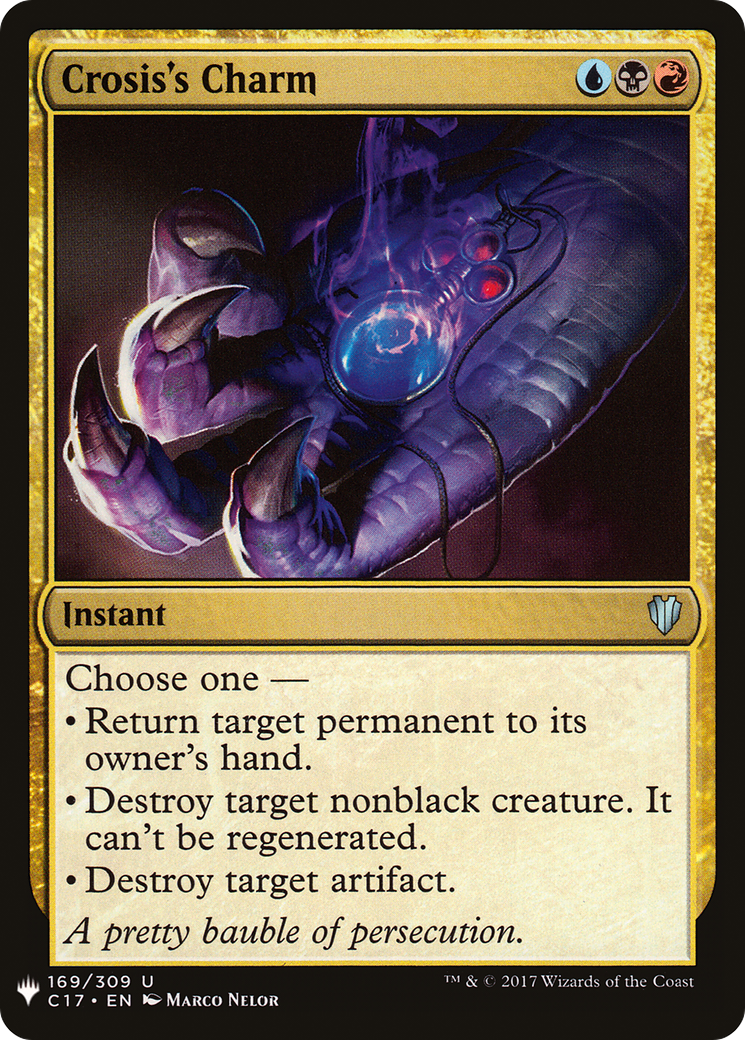 Crosis's Charm (PLST) #C17-169 [EN/N] s/o