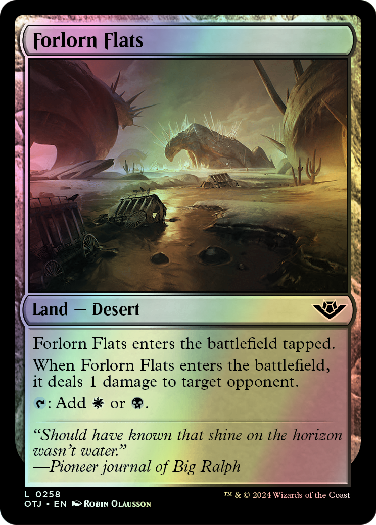 Forlorn Flats (OTJ) #258 [EN/F] s/o