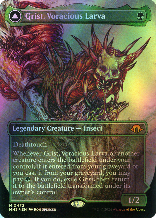Grist, Voracious Larva // Grist, the Plague Swarm (MH3) #472 [EN/F]