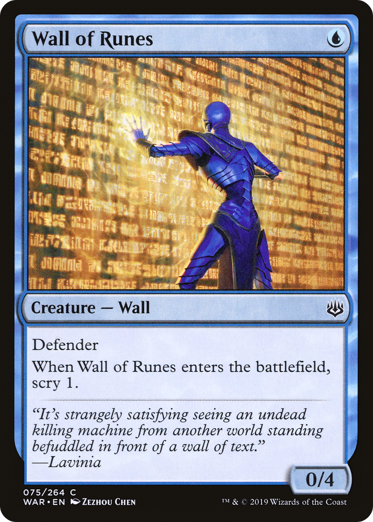 Wall of Runes (WAR) #75 [EN/N]